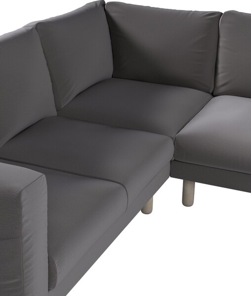 Potah na pohovku IKEA Norsborg rohová 4-místná barva hnědá látka sametová