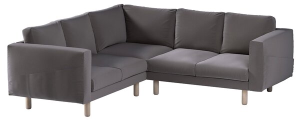 Potah na pohovku IKEA Norsborg rohová 4-místná barva hnědá látka sametová
