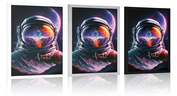 Plakát portrét astronauta