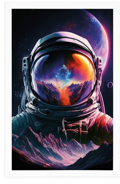 Plakát portrét astronauta