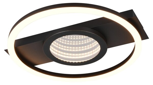Stropní LED svítidlo WHEELER 2 černá/bílá