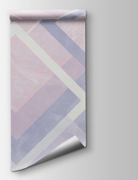 Fototapeta Abstraktní pastelová geometrická kompozice, Geometrické 3D fototapety, Populární fototapety, w02062 - Tapeko.co.cz