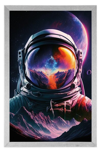 Plakát portrét astronauta