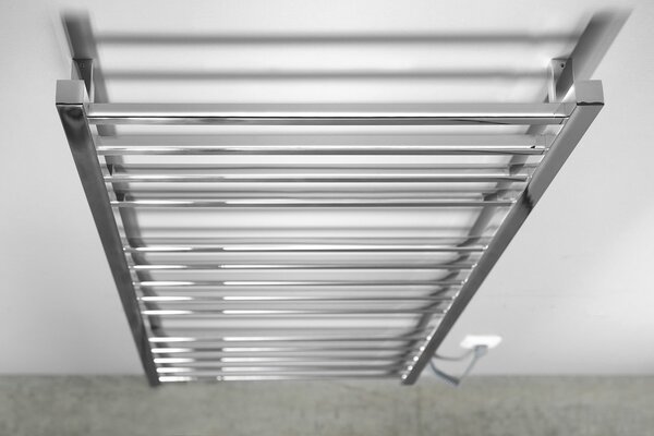 Sapho Sapho, ESKINADO elektrický sušák ručníků, hranatý, 600x1500 mm, 130 W, leštěná nerez, ER450V
