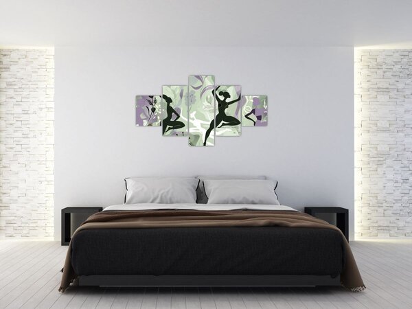 Obraz - Ilustrace tanečnic (125x70 cm)