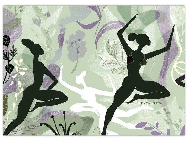Obraz - Ilustrace tanečnic (70x50 cm)