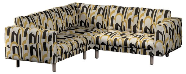 Potah na pohovku IKEA Norsborg rohová 4-místná barva vícebarevná látka pletený vzor, vzorované