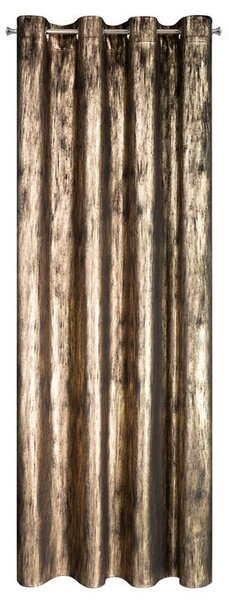 Závěs EMILA 1 zlatá/černá, 140x250 cm