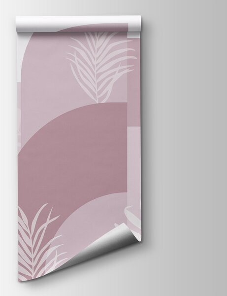 Fototapeta Růžový a bílý grafický design, Přírodní fototapety, Populární fototapety, w02101v4 - Tapeko.co.cz