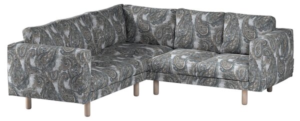 Potah na pohovku IKEA Norsborg rohová 4-místná barva vícebarevná látka pletený vzor, vzorované