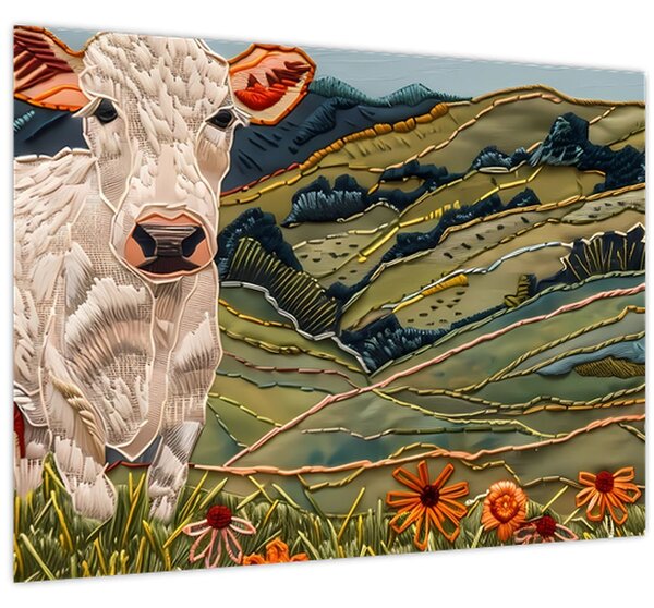 Obraz - Imitace pleteného motivu (70x50 cm)