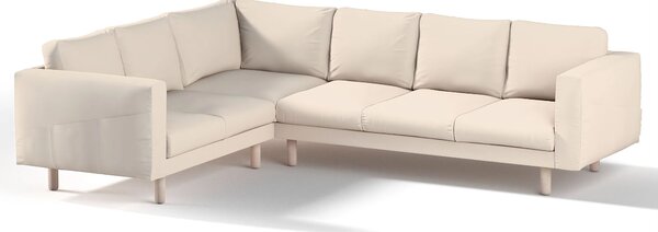 Potah na pohovku IKEA Norsborg rohová 5-místná barva béžová látka pletený vzor