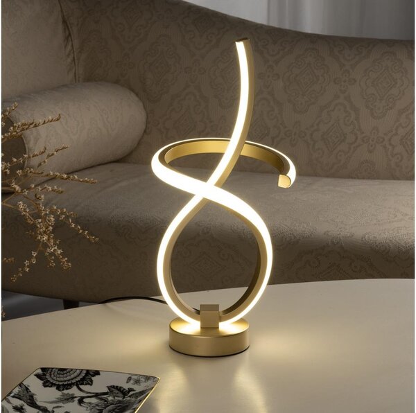 ONLI - LED Stolní lampa KIRA LED/12W/230V 4000K 38,5 cm zlatá