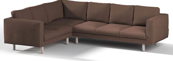 Potah na pohovku IKEA Norsborg rohová 5-místná barva hnědá látka pletený vzor