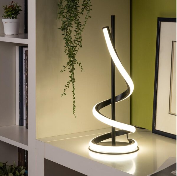 ONLI - LED Stolní lampa TWIST LED/12W/230V 4000K 40 cm černá