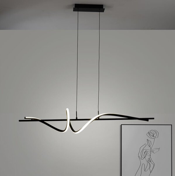 ONLI - LED Lustr na lanku TWIST LED/30W/230V 4000K černá