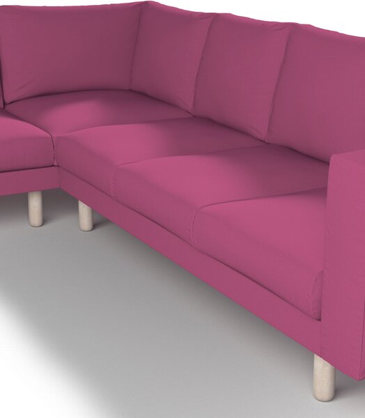 Potah na pohovku IKEA Norsborg rohová 5-místná barva růžová látka pletený vzor