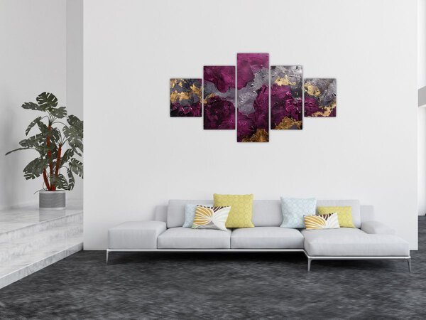 Obraz - Texturovaní abstrakce (125x70 cm)