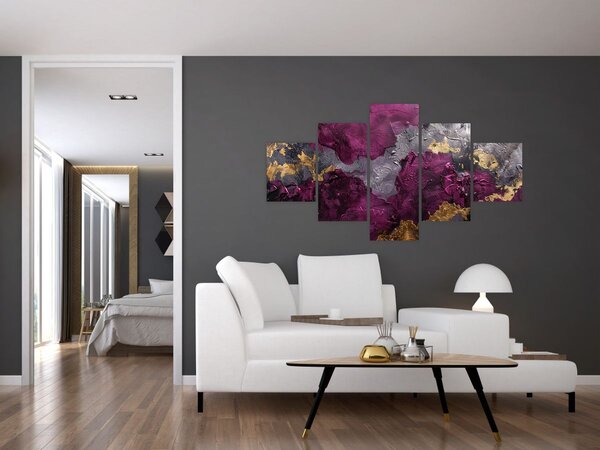 Obraz - Texturovaní abstrakce (125x70 cm)