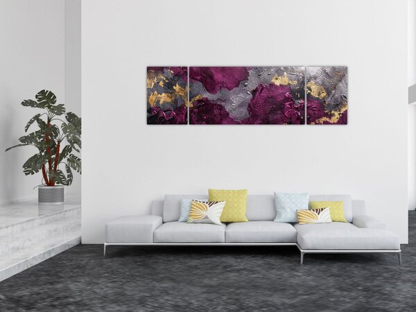 Obraz - Texturovaní abstrakce (170x50 cm)