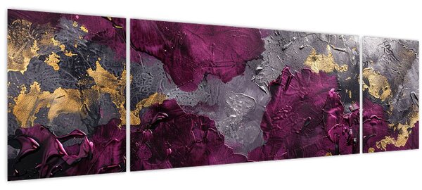 Obraz - Texturovaní abstrakce (170x50 cm)