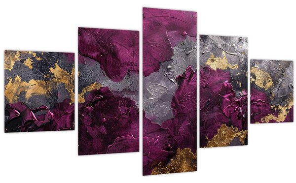 Obraz - Texturovaní abstrakce (125x70 cm)