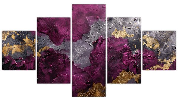 Obraz - Texturovaní abstrakce (125x70 cm)