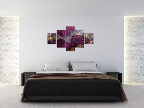 Obraz - Texturovaní abstrakce (125x70 cm)