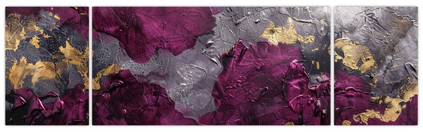 Obraz - Texturovaní abstrakce (170x50 cm)
