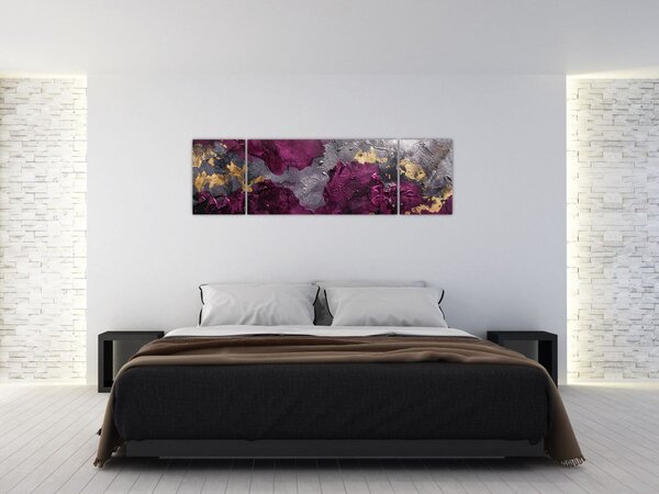 Obraz - Texturovaní abstrakce (170x50 cm)