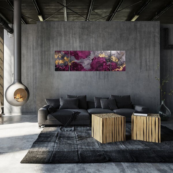 Obraz - Texturovaní abstrakce (170x50 cm)