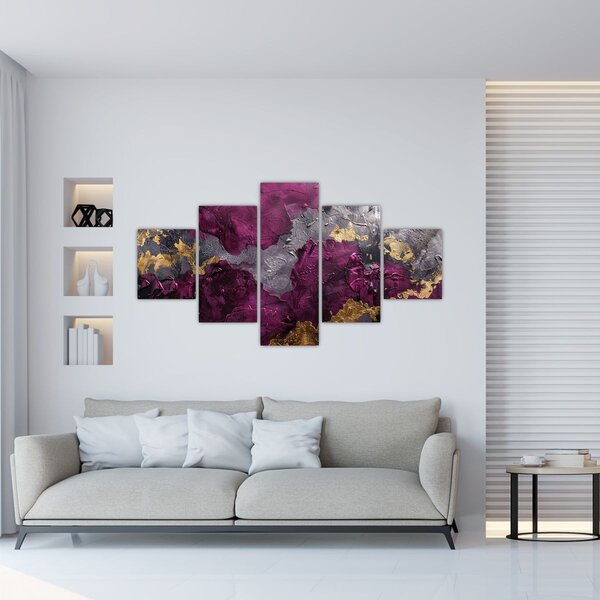 Obraz - Texturovaní abstrakce (125x70 cm)