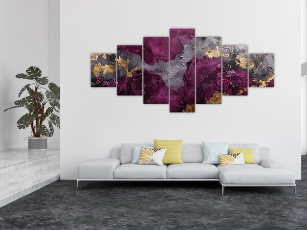 Obraz - Texturovaní abstrakce (210x100 cm)