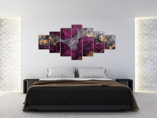 Obraz - Texturovaní abstrakce (210x100 cm)