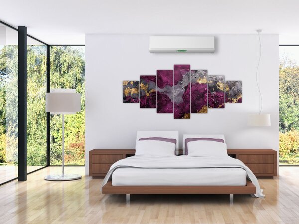 Obraz - Texturovaní abstrakce (210x100 cm)