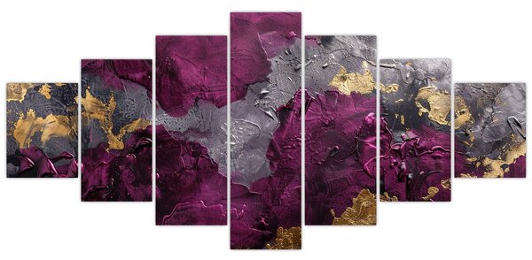 Obraz - Texturovaní abstrakce (210x100 cm)