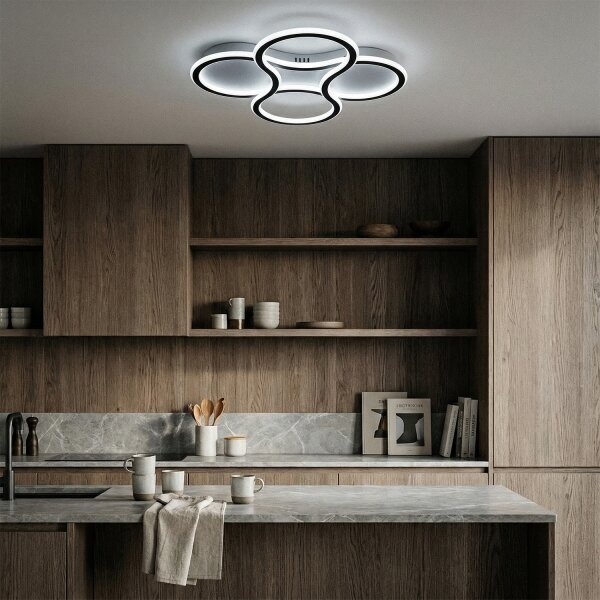 Brilagi - LED Stmívatelné stropní svítidlo ORELLI LED/53W/230V 3000-6000K + DO