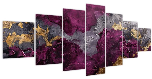 Obraz - Texturovaní abstrakce (210x100 cm)