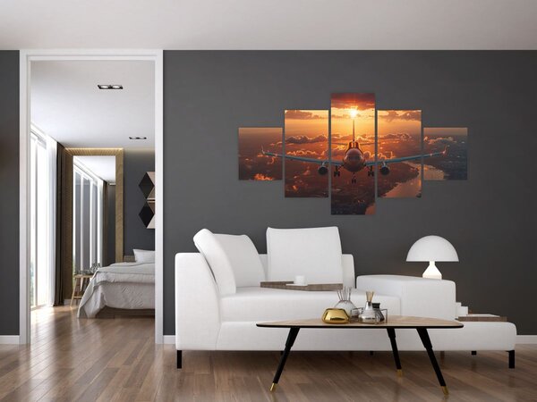 Obraz - Dopravní letadlo (125x70 cm)