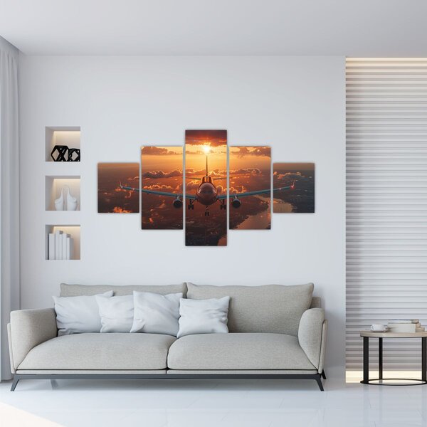 Obraz - Dopravní letadlo (125x70 cm)
