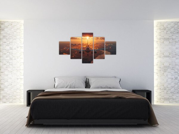 Obraz - Dopravní letadlo (125x70 cm)