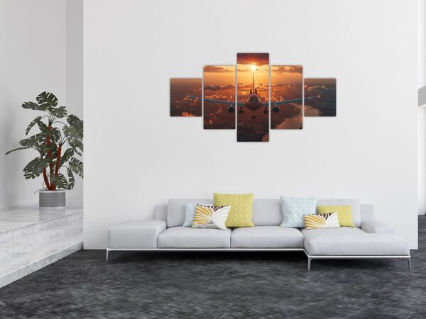 Obraz - Dopravní letadlo (125x70 cm)