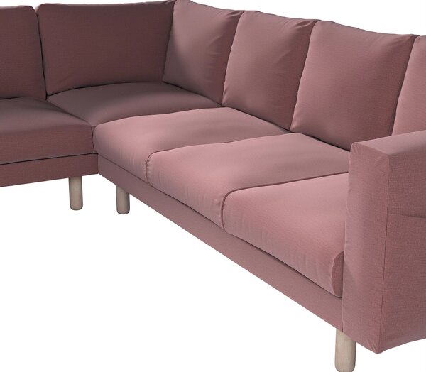 Potah na pohovku IKEA Norsborg rohová 5-místná barva fialová látka sametová