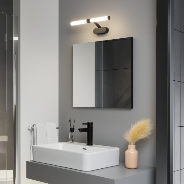 Brilagi - LED Koupelnové osvětlení zrcadla TUBEO LED/6W/230V 40 cm IP44 černá