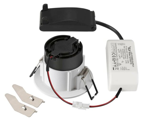 BIG WHITE SLV NEW TRIA 68 stropní vestavné svítidlo, 2700K, 38°, IP 20 / IP 65, kulaté, bílá 1007405