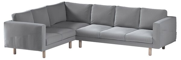 Potah na pohovku IKEA Norsborg rohová 5-místná barva šedá látka sametová