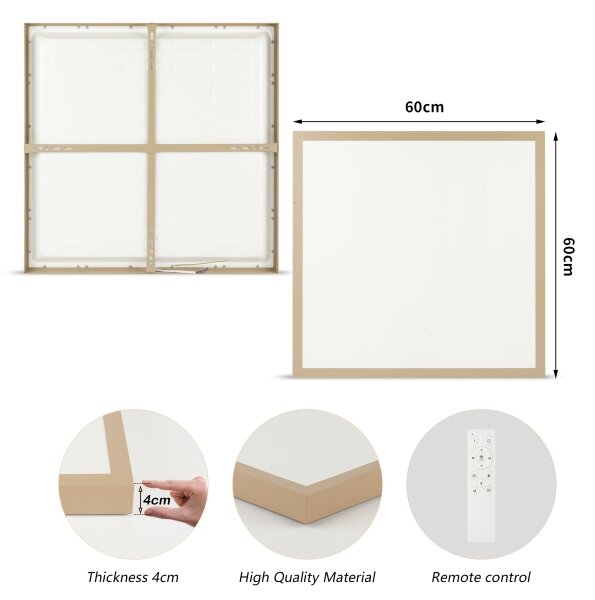 Brilagi -LED Stmív. koupelnové svítidlo FRAME SMART LED/50W/230V 60x60 IP44 + DO