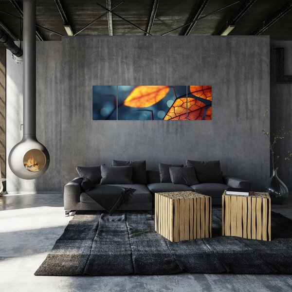 Obraz - Textura listů (170x50 cm)