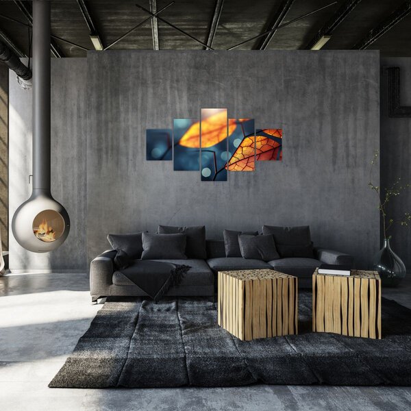 Obraz - Textura listů (125x70 cm)