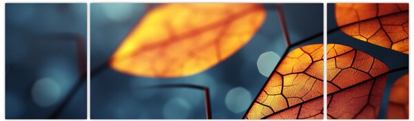 Obraz - Textura listů (170x50 cm)